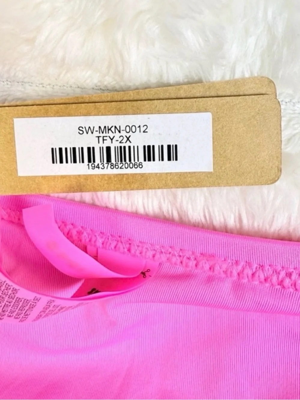 SKIMS Signature Swim Cut Out Monokini Taffy Pink 2XL Sculpting Swimsuit  NWT